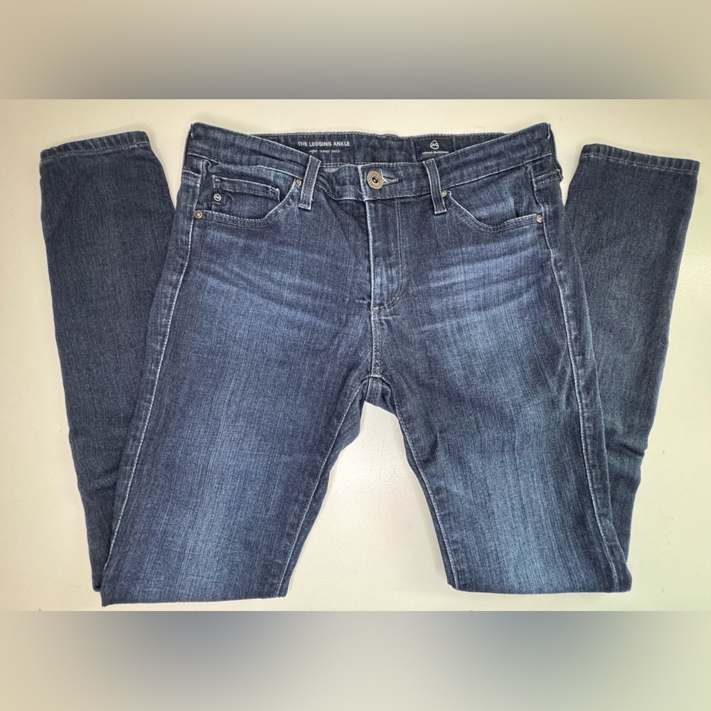 AG Adriano Goldschmied Women's Jean Bundle Dark Blue, Lighter Blue, and Gray 3pr - Picture 10 of 15